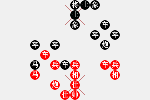 象棋棋譜圖片：來(lái)福豬寶寶(8段)-勝-神之上(8段) - 步數(shù)：40 