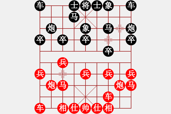 象棋棋譜圖片：四17 無錫許明先勝東臺顧子熠 - 步數：10 