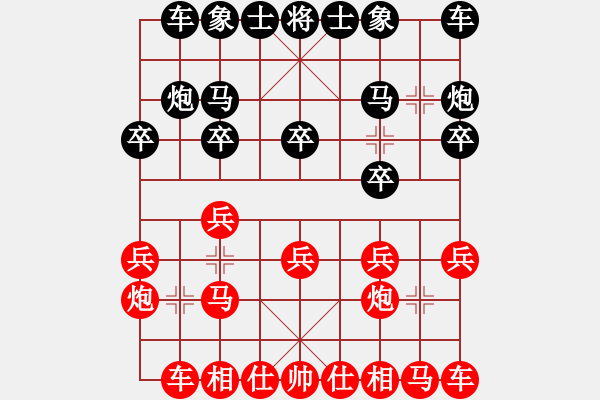 象棋棋譜圖片：求庫殺(9星)-勝-放任時(shí)光(電神) - 步數(shù)：10 