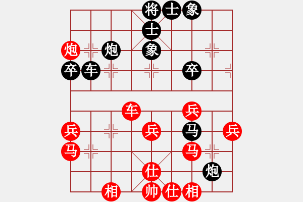 象棋棋譜圖片：大帥哥(6段)-負(fù)-白氏劍客(4段) - 步數(shù)：40 