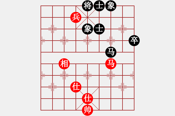 象棋棋譜圖片：仙人指路轉(zhuǎn)左中炮對卒底炮飛左象 紅進左馬對黑右橫車 雨一直下(地煞)-勝-不想戒(風魔) - 步數(shù)：100 