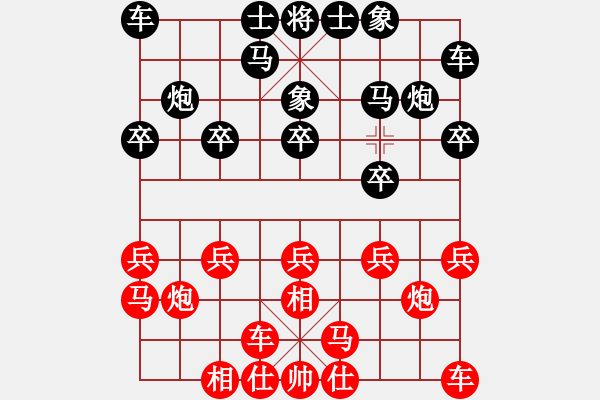 象棋棋谱图片：温州市象棋协会 胡小静 和 上海市象棋协会 张瑞峰 - 步数：10 