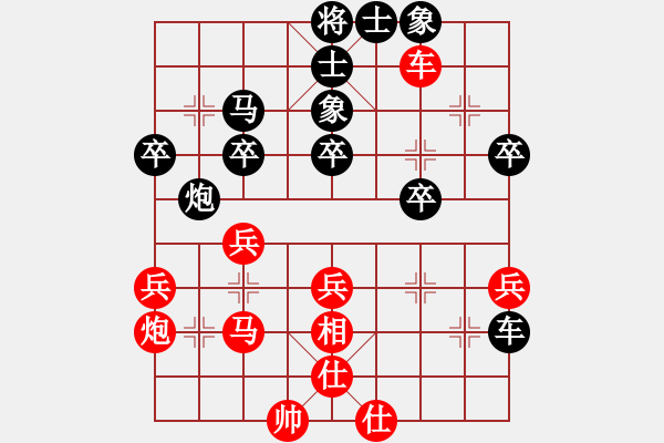 象棋棋譜圖片：豺妞(6段)-負(fù)-緈諨妹妹(5段) - 步數(shù)：40 