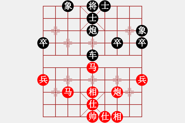 象棋棋譜圖片：請多指教1[1079868063] -VS- 橫才俊儒[292832991] - 步數(shù)：60 