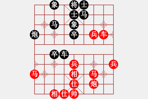 象棋棋譜圖片：五七炮進(jìn)三兵對(duì)屏風(fēng)馬 - 步數(shù)：60 