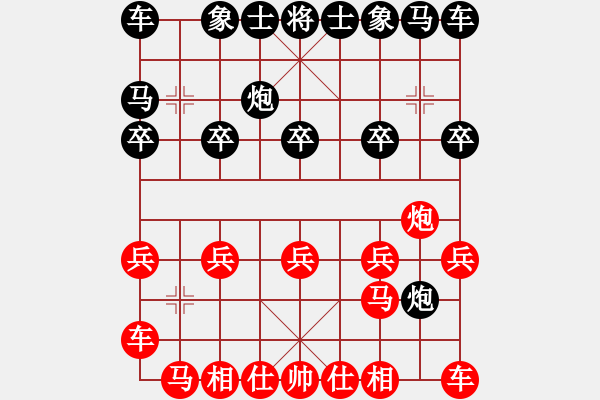 象棋棋譜圖片：2017年12月13日老雷講棋(113)敢死炮，缺士怕雙車，象棋有時很簡單！記住日訣，就能輕松贏了 - 步數(shù)：10 