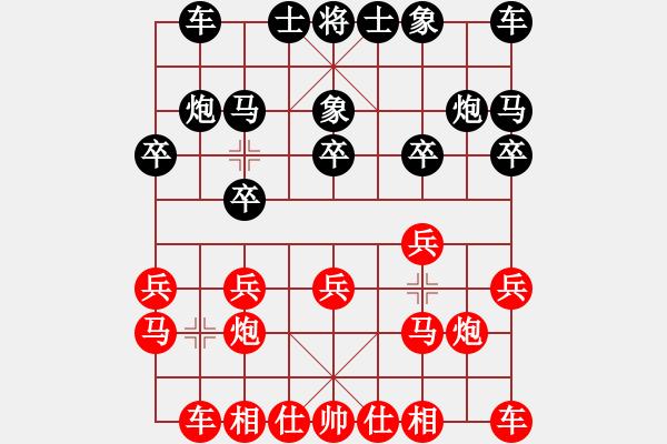 象棋棋譜圖片：中原弈客(無極)-和-狐狼的女人(地煞) - 步數(shù)：10 