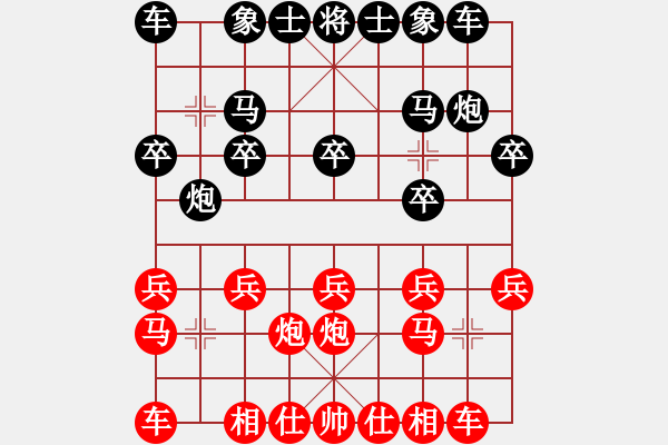 象棋棋谱图片：王塞飞 先胜 刘宏伟 - 步数：10 