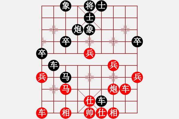 象棋棋譜圖片：神人[2315944697] -VS- 雷欣笛[842706128] - 步數(shù)：40 