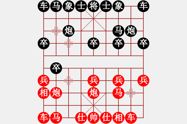 象棋棋譜圖片：wwjie(6段)-和-揚州棋俠(9段) - 步數(shù)：10 