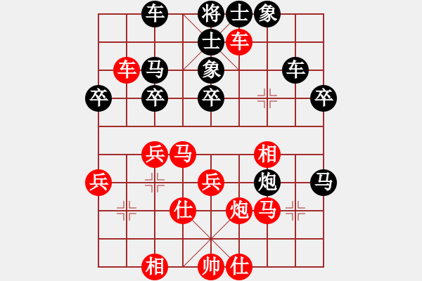 象棋棋譜圖片：天山童老(2段)-勝-舒城快刀(6級(jí)) - 步數(shù)：40 