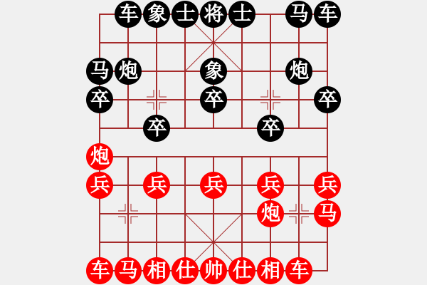 象棋棋譜圖片：十里桃花(9星)-勝-adminsttb(9星) - 步數：10 