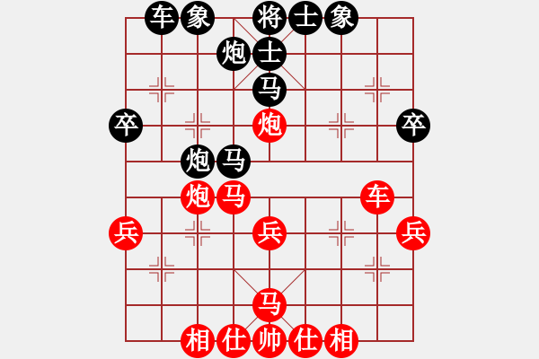 象棋棋譜圖片：thuong(月將)-和-榮樂裝飾(5段) - 步數(shù)：40 