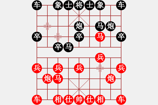 象棋棋譜圖片：奇門遁甲[1121094881] -VS- 殺棋于無形[1395499362] - 步數(shù)：10 