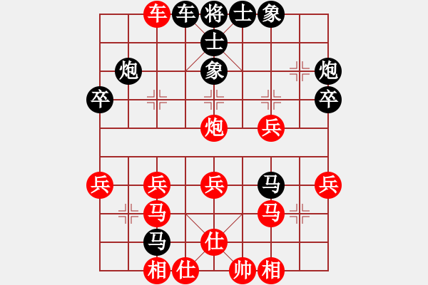 象棋棋譜圖片：703局 B06- 中炮對(duì)龜背炮-周瑜(2300) 先負(fù) 小蟲引擎23層(2720) - 步數(shù)：40 