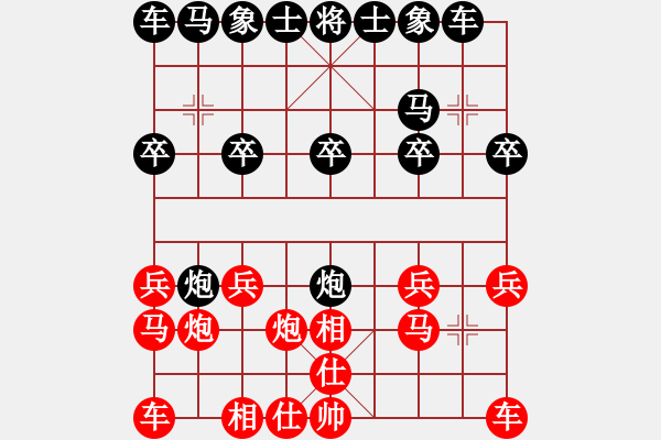 象棋棋譜圖片：武林高手[398504941] -VS- 一笑而過(guò)[774025820] - 步數(shù)：10 