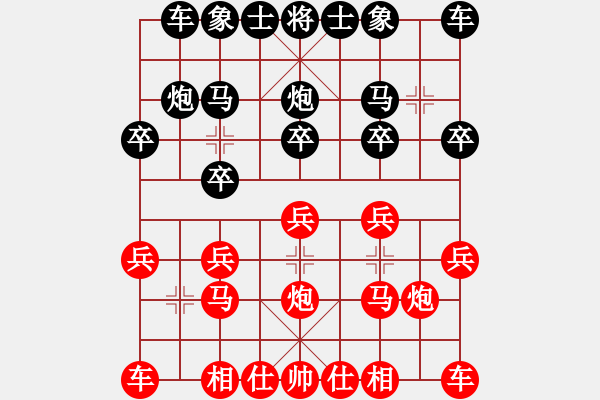 象棋棋譜圖片：臺灣蛇王紅負葬心【中炮緩開車對后補列炮】 - 步數(shù)：10 