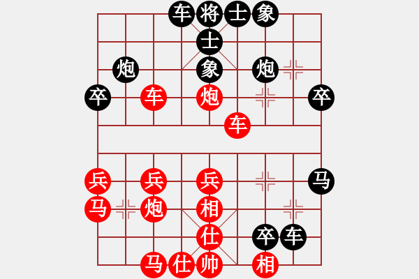 象棋棋譜圖片：sunjue(5段)-勝-熊頭豬(月將) - 步數(shù)：40 