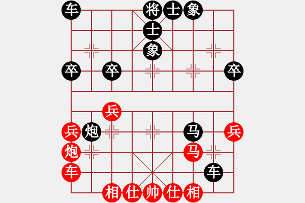 象棋棋譜圖片：2006年迪瀾杯弈天聯(lián)賽第六輪：鐵道游擊馬(6段)-和-晉都棋牌三(5r) - 步數(shù)：30 