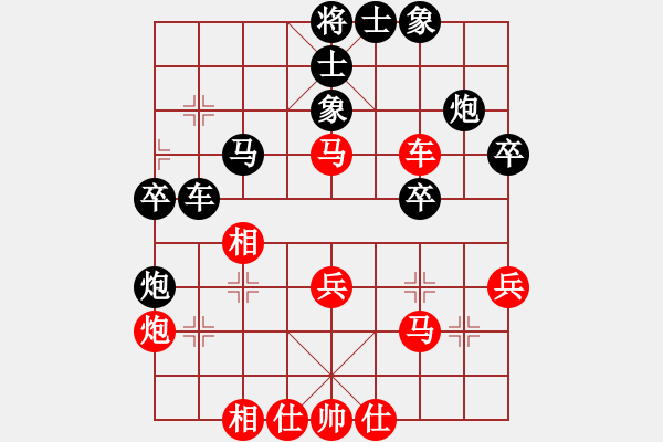 象棋棋譜圖片：千古傳奇(3段)-負(fù)-聯(lián)盟象棋(2段) - 步數(shù)：40 