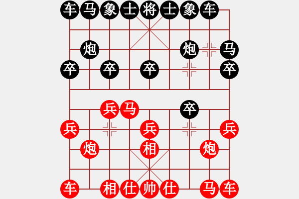 象棋棋譜圖片：samxd(7星)-勝-qiyiyang(9星) - 步數(shù)：10 