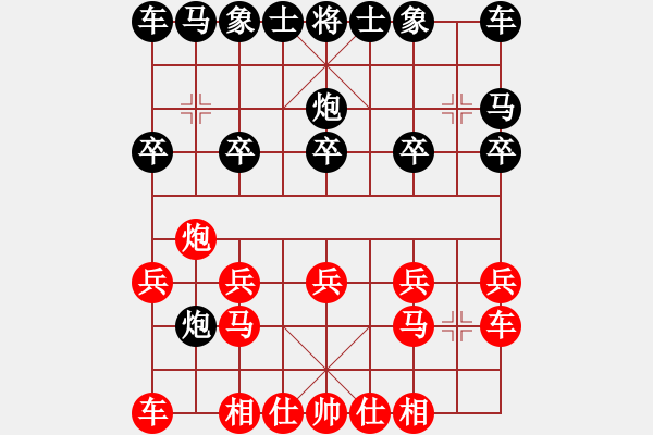 象棋棋譜圖片：敢死炮布局29 - 步數(shù)：10 