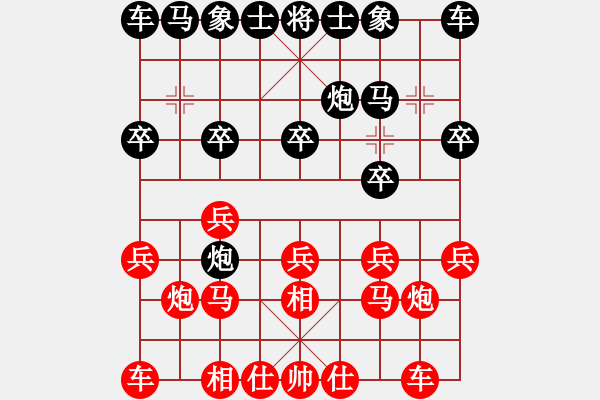 象棋棋譜圖片：陳錦安     先勝 林見志     - 步數(shù)：10 