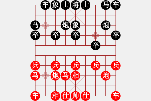 象棋棋譜圖片：高春虎[2929274524] -VS- 棋魂[3277712940] 四 堅(jiān)持到絕殺的前一步 - 步數(shù)：10 