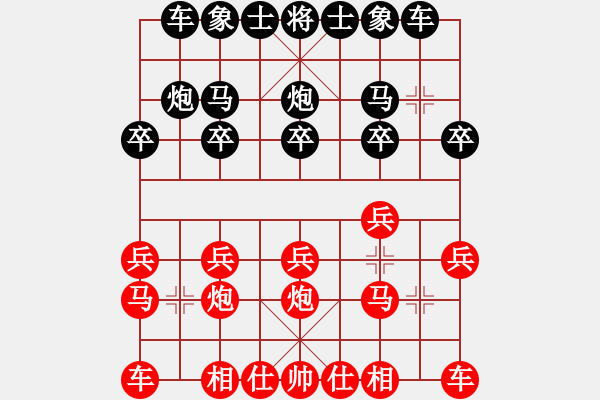 象棋棋譜圖片：寧星偉先負(fù)何曉亮 - 步數(shù)：10 