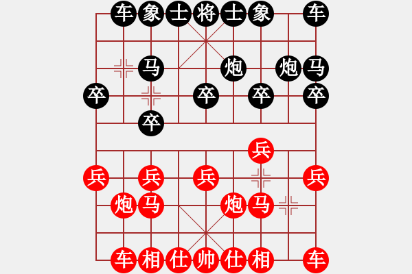 象棋棋譜圖片：謝巋 先和 徐超 - 步數(shù)：10 