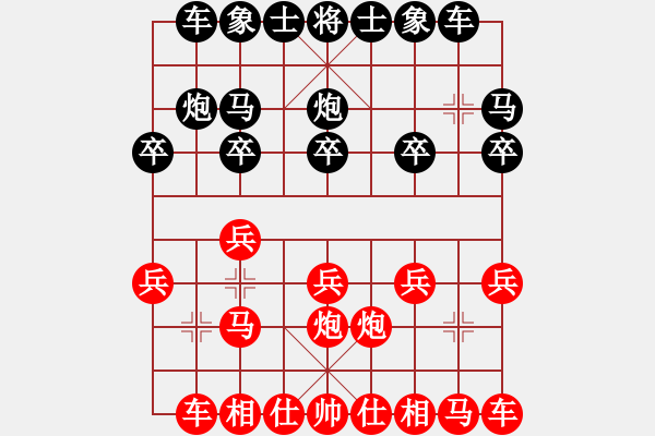 象棋棋譜圖片：分紅比例符合技術開 勝 青山綠水 - 步數：10 