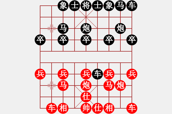 象棋棋譜圖片：天天五分鐘快棋云水禪心業(yè)6-2先負(fù)太守棋狂2019·5·4 - 步數(shù)：10 