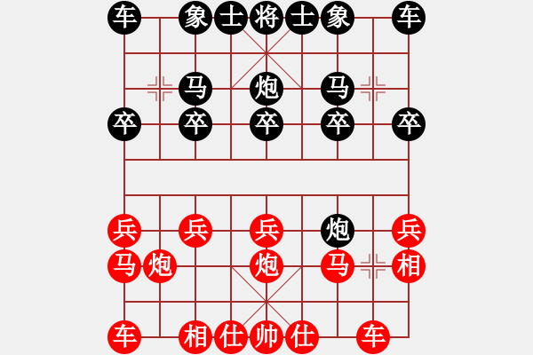 象棋棋譜圖片：橫才俊儒[292832991] -VS- 蒼穹[-] - 步數(shù)：10 