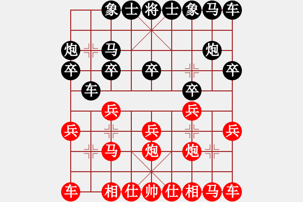 象棋棋谱图片：2017第5届学府杯第11轮 康启忠 负 陶亭羽 - 步数：10 