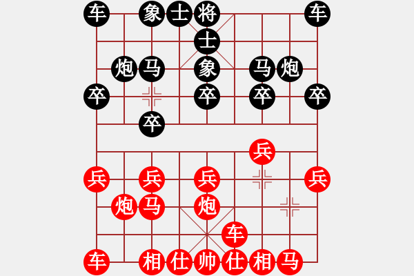 象棋棋譜圖片：與喵嗚對局 - 步數(shù)：10 