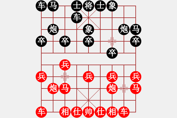 象棋棋譜圖片：第五輪河北侯文博先勝重慶郭友華 - 步數(shù)：10 