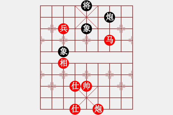 象棋棋譜圖片：炮雙象勝馬炮兵 - 步數(shù)：0 