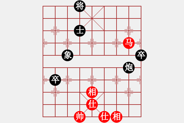 象棋棋谱图片：三元象棋(9星)-和-电工机械(天罡) - 步数：170 
