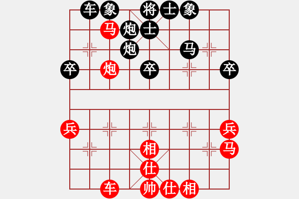 象棋棋譜圖片：中國棋院杭州分院 王文君 和 河北金環(huán)建設(shè)隊(duì) 張婷婷 - 步數(shù)：40 