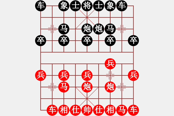 象棋棋譜圖片：1411051838 殺二級(jí)-侯文良.pgn - 步數(shù)：10 