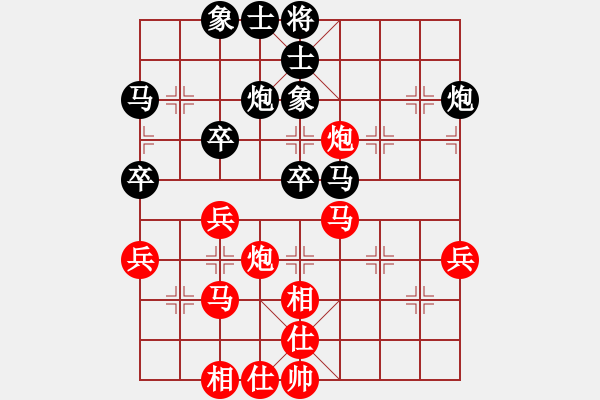 象棋棋譜圖片：木頭人[紅] -VS- 負(fù)分太后 魚[黑] - 步數(shù)：40 