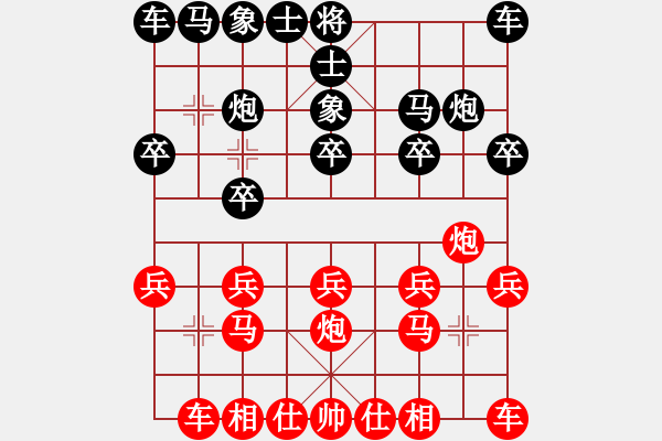 象棋棋譜圖片：sfwplyr(1段)-和-小喜子(3段) - 步數(shù)：10 