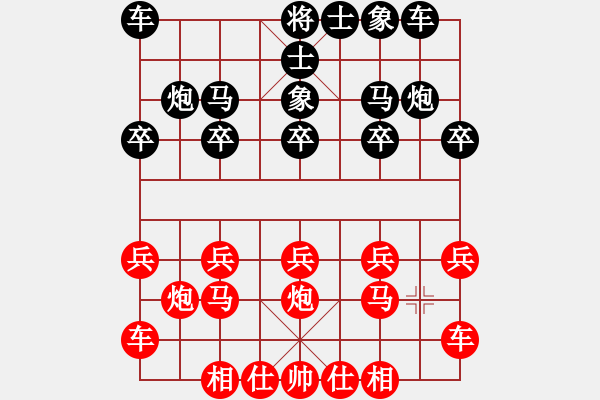 象棋棋譜圖片：橫才俊儒[292832991] -VS- 林樂[623357752]（黃金滿地） - 步數(shù)：10 