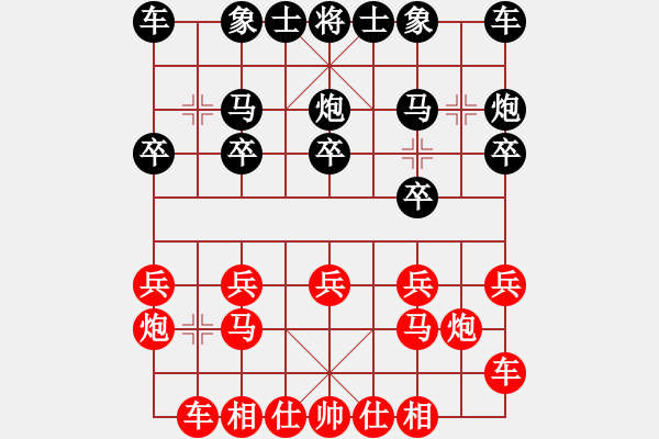 象棋棋譜圖片：浙江省杭州市 陳芷郁 負 團體-天津 朱越 - 步數(shù)：10 