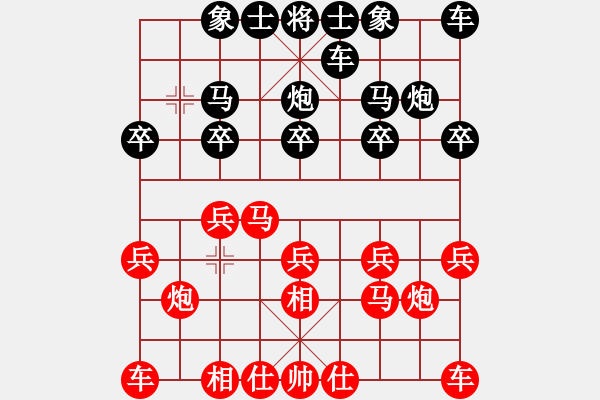 象棋棋譜圖片：金牛[503184498] -VS- 橫才俊儒[292832991]（刻不容緩） - 步數(shù)：10 