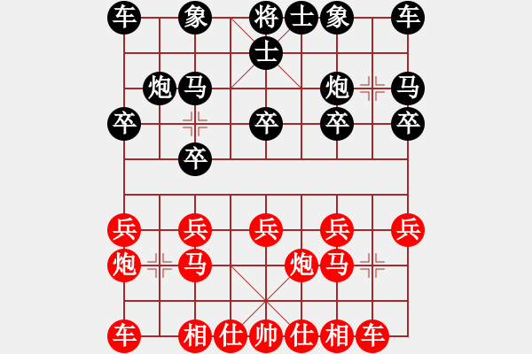 象棋棋譜圖片：天津聯(lián)隊(duì)6號(hào) 先勝 杭州聯(lián)隊(duì)6號(hào) - 步數(shù)：10 