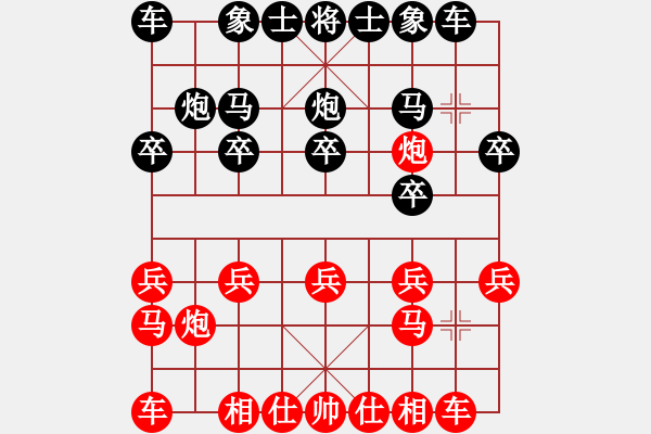 象棋棋谱图片：新加坡 陈俊华 胜 新加坡 陈康翔 - 步数：10 