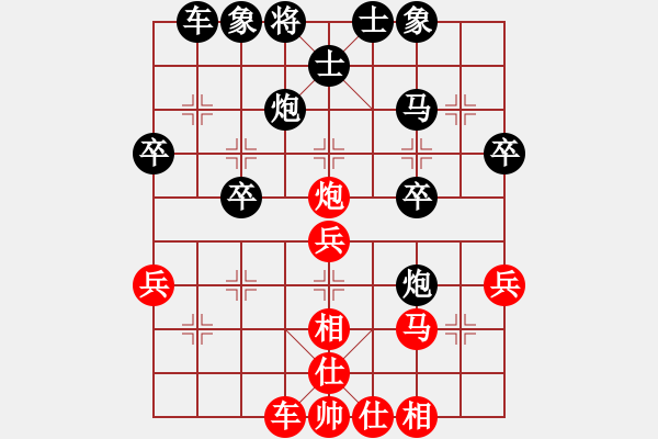 象棋棋譜圖片：2023.12.12.8五分鐘后勝中炮直車七路馬對右炮過河 - 步數(shù)：40 