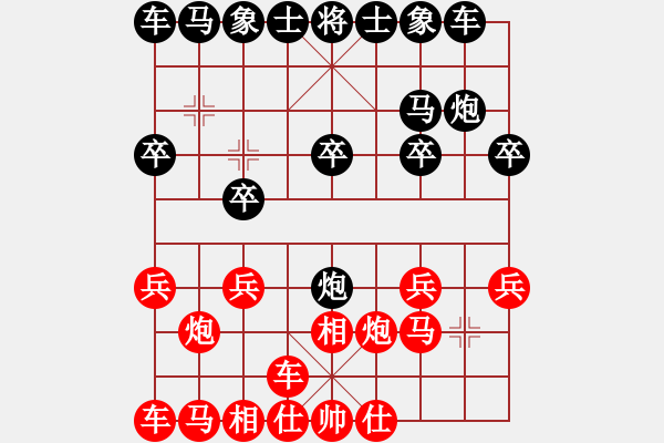 象棋棋譜圖片：暨南大學(xué)2010年秋季中國(guó)象棋個(gè)人賽-第六輪 鄭創(chuàng)雄 勝 潘建中 - 步數(shù)：10 