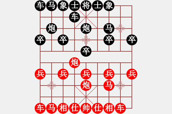 象棋棋譜圖片：老人家[2415912172] -VS- 橫才俊儒[292832991] - 步數(shù)：10 